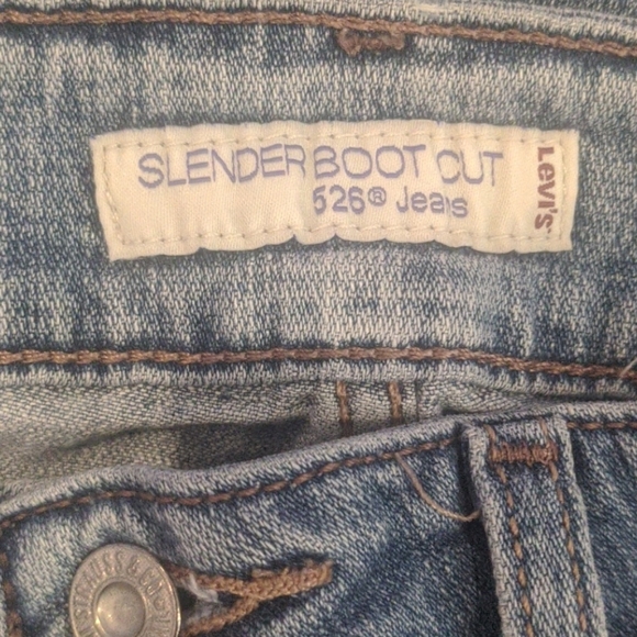 Levi's 526 slender boot cut women's jeans sAU 10 - Picture 2 of 5